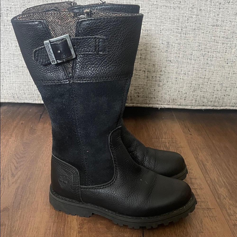 Timberland Girls Toddlers Black Boots Size 10